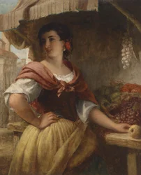 Die Obstverkäuferin